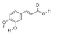  异阿魏酸；3-羟基-4-甲氧基肉桂酸