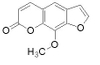 花椒毒素；8-甲氧基补骨脂素; 花椒毒内酯，氧化补骨脂素，黄原毒