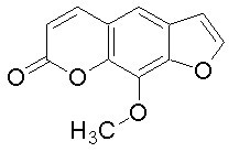 花椒毒素；8-甲氧基补骨脂素; 花椒毒内酯，氧化补骨脂素，黄原毒