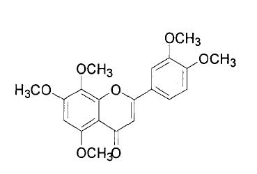 异橙黄酮；3’,4’ ,5,7,8-五甲氧基黄酮