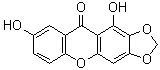 1,7-二羟基-2,3-亚甲二氧基口山酮